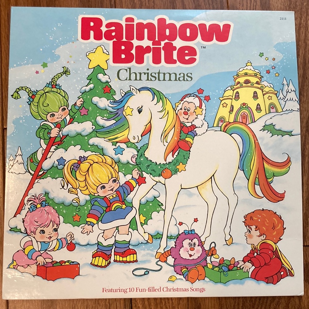 Rainbow Brite Christmas vinyl record original 1985